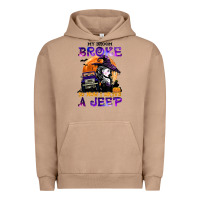 Pigment Burro my broom broke so now i drive a j.e.e.p witch halloween t shirt Urban Hoodie - StudioElite