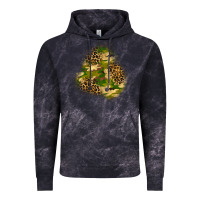 Cloud Black camouflage and leopard patch  3 Vintage Hoodie - BundleAndBundleShop