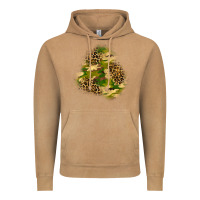 Vintage Camel camouflage and leopard patch  3 Vintage Hoodie - BundleAndBundleShop