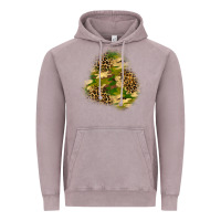 Vintage Zinc camouflage and leopard patch  3 Vintage Hoodie - BundleAndBundleShop