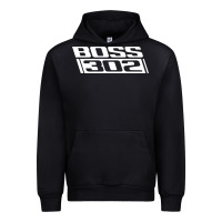 Black boss 302 (white) Urban Hoodie - StudioElite