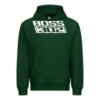 Forest Green boss 302 (white) Urban Hoodie - StudioElite