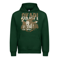 Forest Green okapi t  shirt wildlife okapi lover africa safari zoo animal okapi t Urban Hoodie - StudioElite