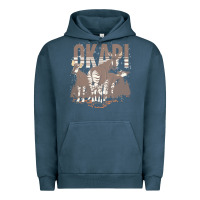 Pigment Midnight Navy okapi t  shirt wildlife okapi lover africa safari zoo animal okapi t Urban Hoodie - StudioElite