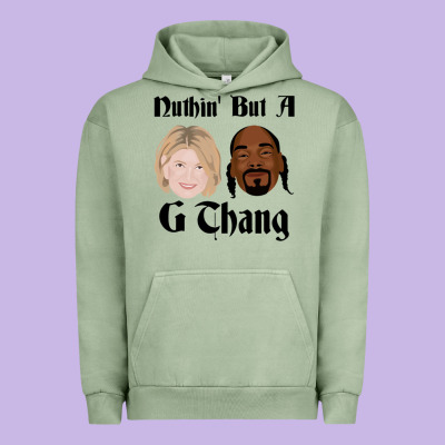 Snoop And Martha G Thang Perfect Gift Urban Hoodie Designed By Studioelite