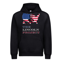 Black the lincoln project save usa abraham lincoln american flag t shirt Urban Hoodie - StudioElite