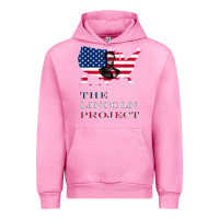 Fuchsia Pink the lincoln project save usa abraham lincoln american flag t shirt Urban Hoodie - StudioElite