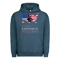 Pigment Midnight Navy the lincoln project save usa abraham lincoln american flag t shirt Urban Hoodie - StudioElite