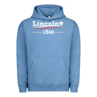 Pigment Pebble Blue president abraham lincoln campaign honest abe gift t shirt Urban Hoodie - StudioElite
