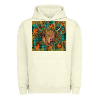 Pigment Pistachio Western Fall Cow Urban Hoodie - RanaPortraitStore