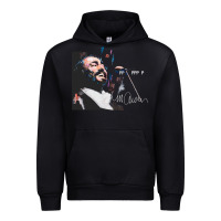 Original Portrait Of Luciano Pavarotti Urban Hoodie | Teevron