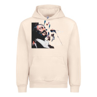 Sandshell Original Portrait of Luciano Pavarotti Urban Hoodie - StudioElite