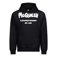 Black Alexander Mcqueen Classic Urban Hoodie - StudioElite