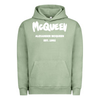 Pigment Oil Green Alexander Mcqueen Classic Urban Hoodie - StudioElite