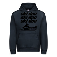 Navy vintage ski doo Urban Hoodie - StudioElite
