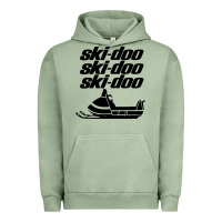 Pigment Oil Green vintage ski doo Urban Hoodie - StudioElite