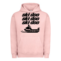 Pigment Salmon vintage ski doo Urban Hoodie - StudioElite