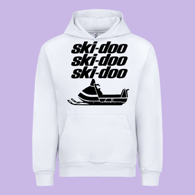 Vintage Ski Doo Urban Hoodie Designed By Studioelite