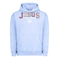 Pigment Grape Ice Texas A&m Aggies Jesus - Had 12 Men - Patterned Urban Hoodie - PixelFlow