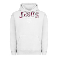 Pigment Lunar Rock Texas A&m Aggies Jesus - Had 12 Men - Patterned Urban Hoodie - PixelFlow