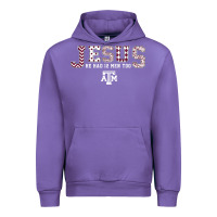 Tulip Texas A&m Aggies Jesus - Had 12 Men - Patterned Urban Hoodie - PixelFlow