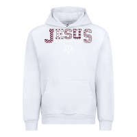 White Texas A&m Aggies Jesus - Had 12 Men - Patterned Urban Hoodie - PixelFlow