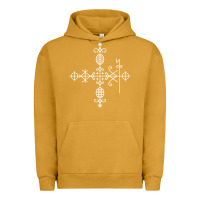 Pigment Peanut Butter haitian veve  voodoo symbol t shirt Urban Hoodie - PixelFlow