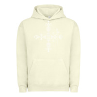 Pigment Pistachio haitian veve  voodoo symbol t shirt Urban Hoodie - PixelFlow