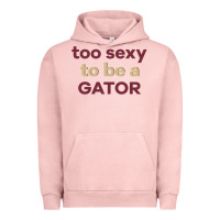 Pigment Salmon too sexy to be a gator Urban Hoodie - PixelFlow