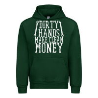 Forest Green dirty hands make clean money t shirt wrench mechanic gift Urban Hoodie - PixelFlow