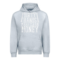 Heather Grey dirty hands make clean money t shirt wrench mechanic gift Urban Hoodie - PixelFlow