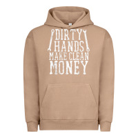 Pigment Burro dirty hands make clean money t shirt wrench mechanic gift Urban Hoodie - PixelFlow