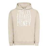 Pigment French Oak dirty hands make clean money t shirt wrench mechanic gift Urban Hoodie - PixelFlow