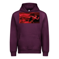 Mauve Wine The Flash Urban Hoodie - PixelFlow