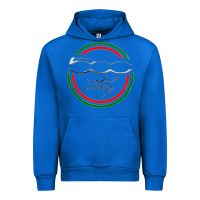 Cobalt fiat 500   italy Urban Hoodie - PixelFlow