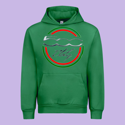 Fiat 500   Italy Urban Hoodie Designed By Pixelflow