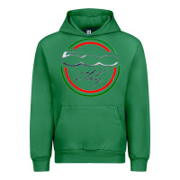 Emerald fiat 500   italy Urban Hoodie - PixelFlow