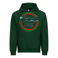 Forest Green fiat 500   italy Urban Hoodie - PixelFlow