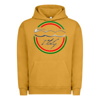 Pigment Peanut Butter fiat 500   italy Urban Hoodie - PixelFlow