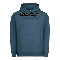 Pigment Midnight Navy Chris Craft Boats Urban Hoodie - PixelFlow