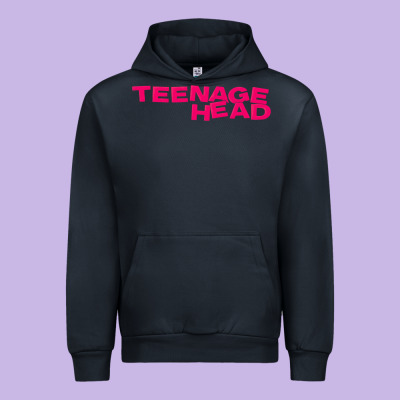 Teenage Head Print (pink) Plain Urban Hoodie Designed By Pixelflow