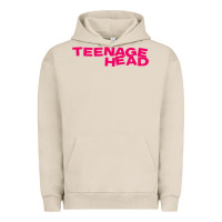 Pigment French Oak Teenage Head Print (Pink) Plain Urban Hoodie - PixelFlow