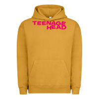 Pigment Peanut Butter Teenage Head Print (Pink) Plain Urban Hoodie - PixelFlow