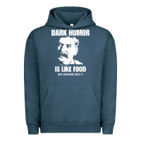 Pigment Midnight Navy dark humor is like food not everyone gets it, joseph stalin t shirt Urban Hoodie - PixelFlow
