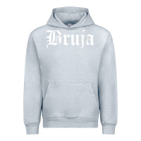 Heather Grey womens bruja old english chola witchy v neck t shirt Urban Hoodie - PixelFlow