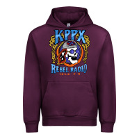 Mauve Wine Kppx Rebel Radio Urban Hoodie - PixelFlow