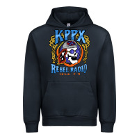 Navy Kppx Rebel Radio Urban Hoodie - PixelFlow