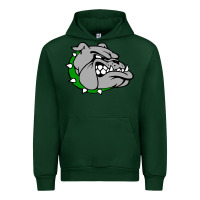 Forest Green ashville high school, ashville bulldogs Urban Hoodie - PixelFlow