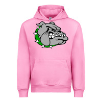 Fuchsia Pink ashville high school, ashville bulldogs Urban Hoodie - PixelFlow