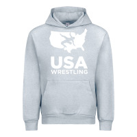 Heather Grey usa power united states Urban Hoodie - PixelFlow